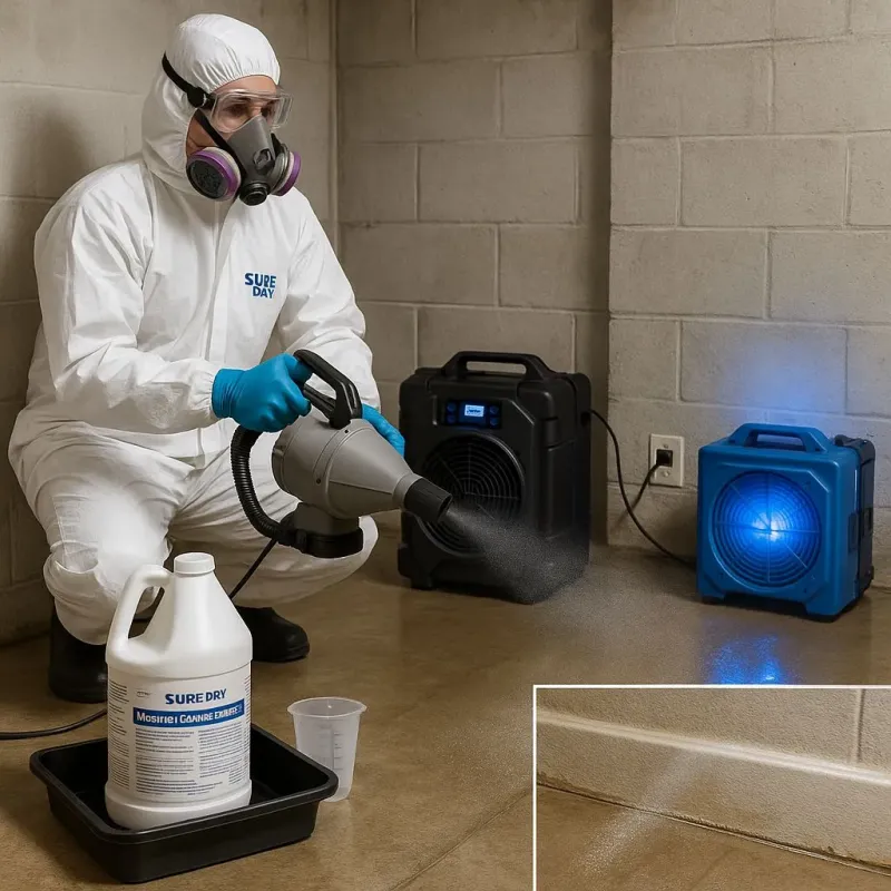 Sanitization and Odor Removal process in Shaw, DC
